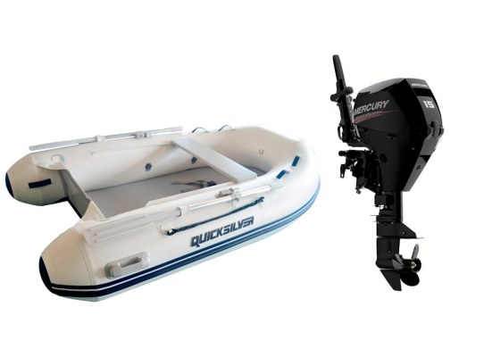 Pneumatic Pack Quicksilver 320 Air Deck + Mercury F 15 M EFI Engine Pneumatic Pack Quicksilver 320 Air Deck + Mercury F 15 M EFI Engine