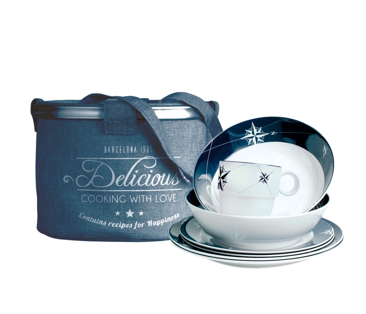 Pack Vajilla Northwind 13 piezas Marine Business