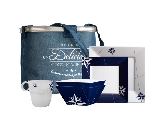 Square Tableware Pack 24 pieces Northwind Marine Business
