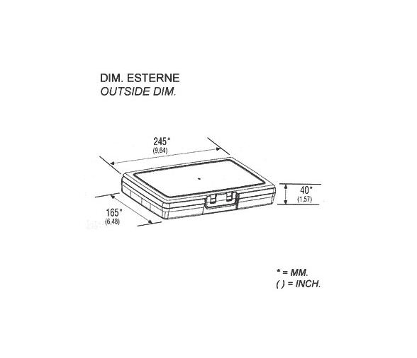 Panaro Caja Transparente para Cebos 191-7N