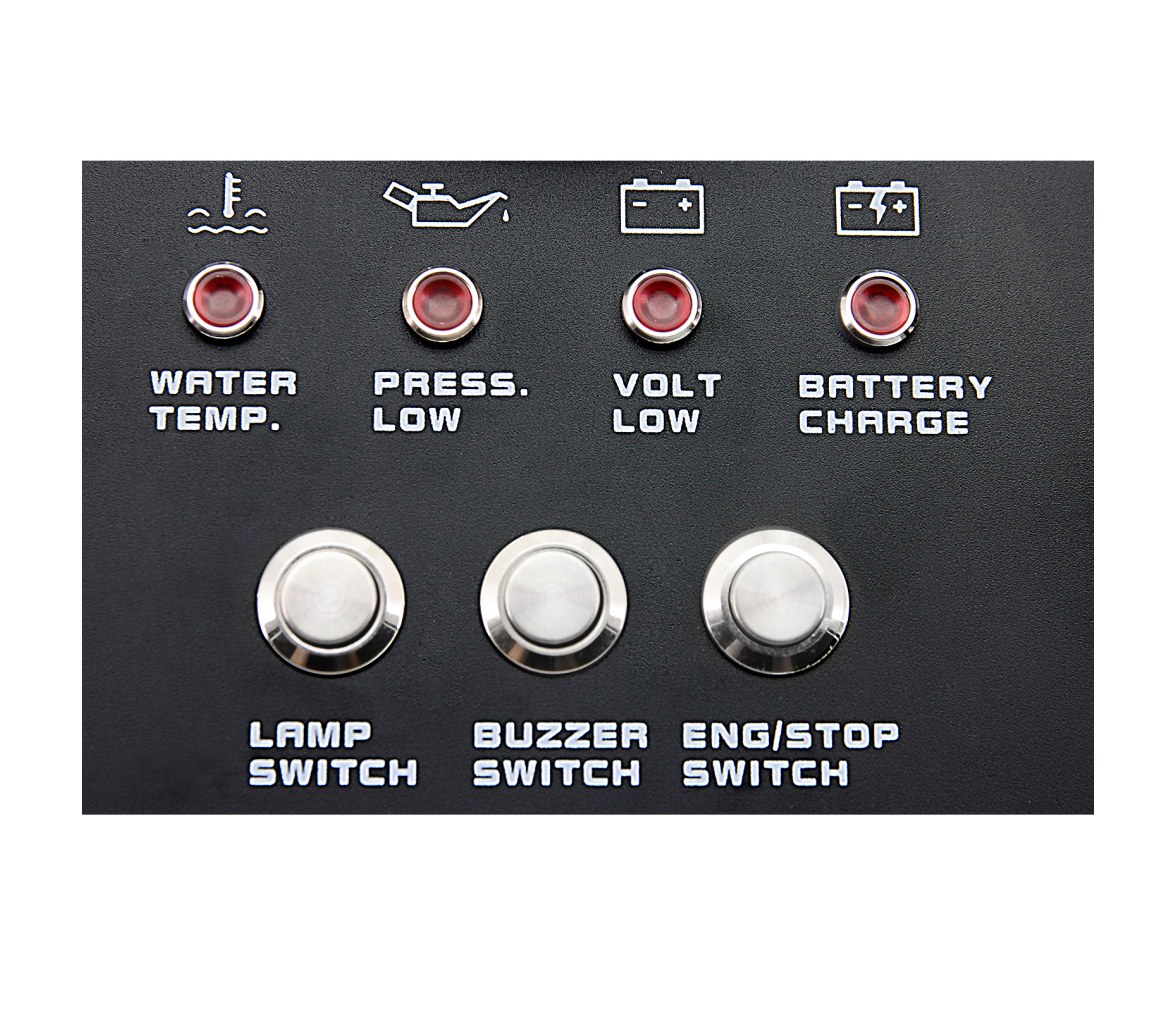 Panel 5 Instrumentos Indicadores Negros 12V
