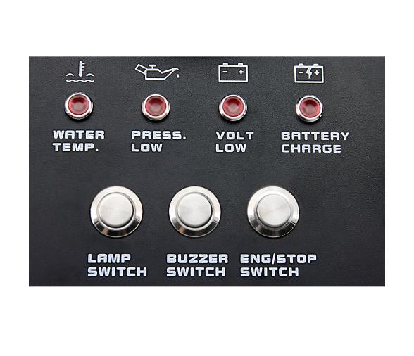 Panel 5 Instrumentos Indicadores Negros 12V