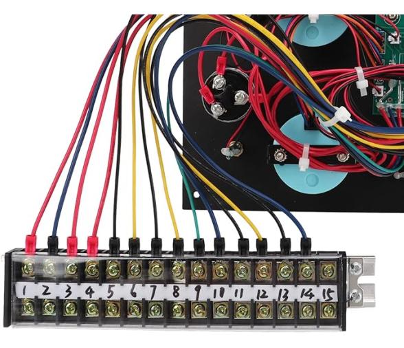 Panel 5 Instrumentos Indicadores Negros 12V