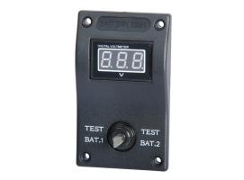 Panel adicional doble voltimetro digital bat1-bat2