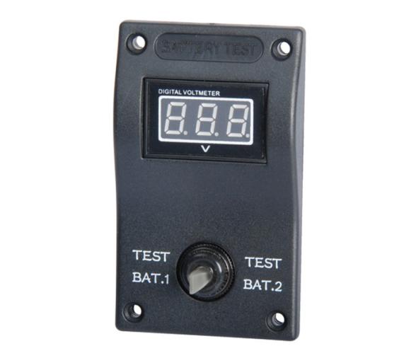 Panel adicional doble voltimetro digital bat1-bat2