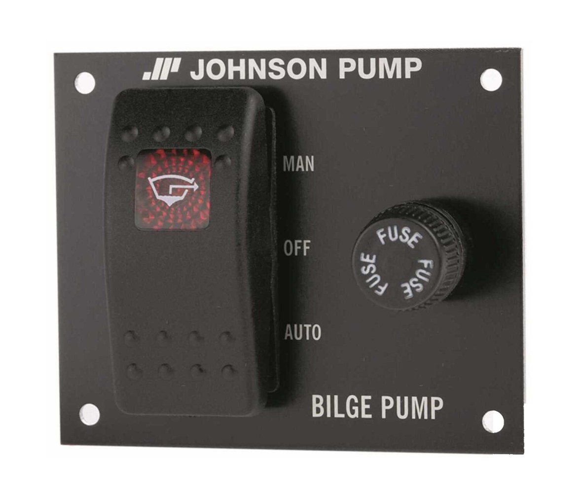 Panel de control de la bomba de sentina Johnson de 12 V