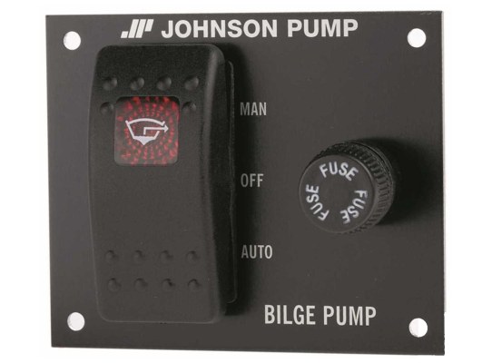Panel de control de la bomba de sentina Johnson de 12 V
