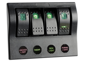 PCP LED Electrical Panel with 4 Switches