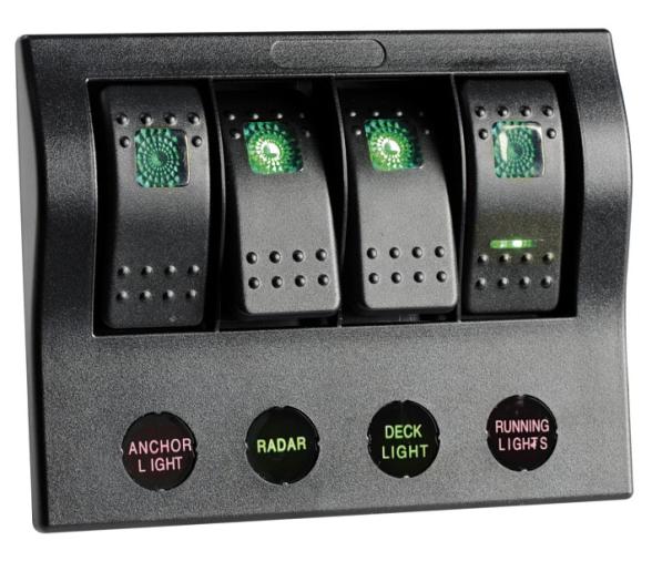 Panel de Control PCP LED 4 Interruptores