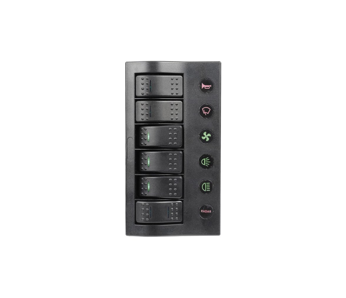 Panel de Control PCP LED 6 Interruptores