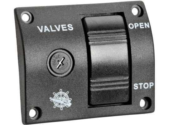 Remote control panel for valves
