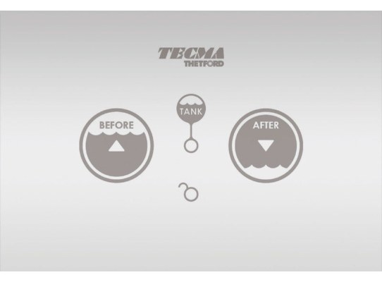 Panel de control táctil SFT para inodoros eléctricos TECMA
