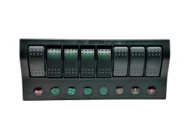 Panel Eléctrico Compacto con 8 Interruptores