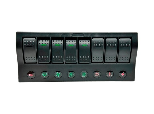 Compact Electric Panel with 8 Switches