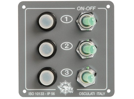 Elite Vertical Electrical panels IP 56 3 light switches