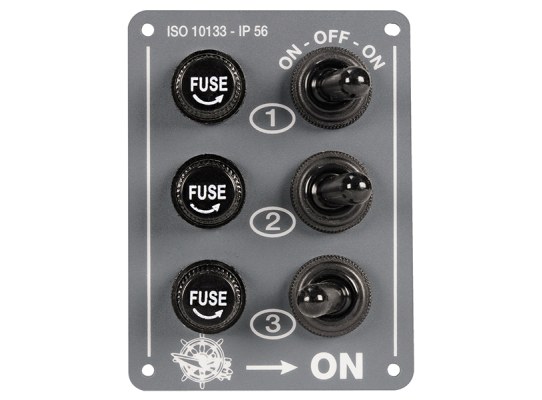 Panel Electrico Elite IP56 3 interruptores vertical