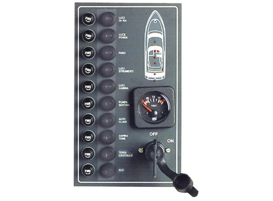 Panel Electrico Estanco 10 interruptores