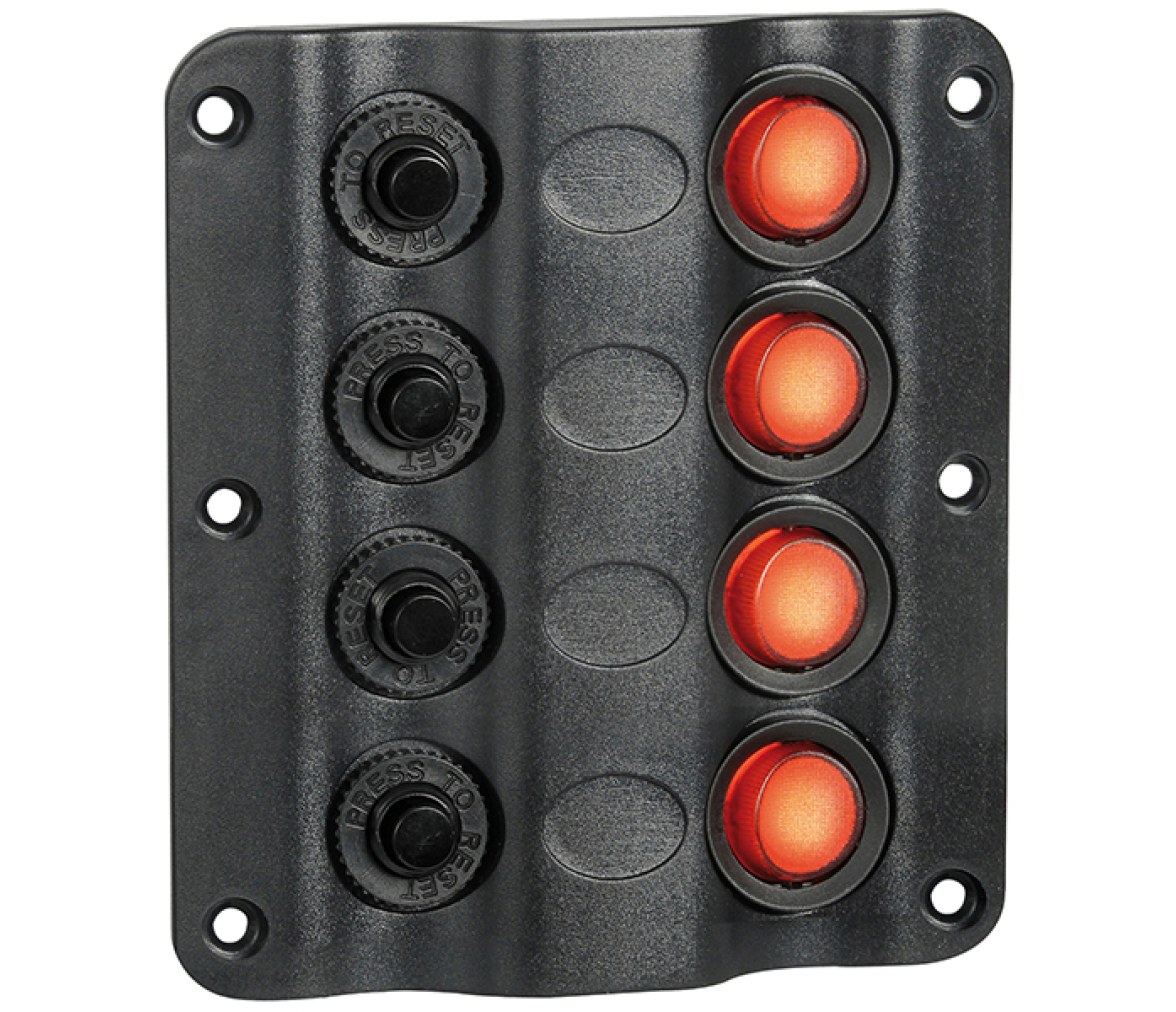 Seachoice Panel De 4 Interruptores LED