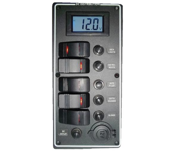 Panel Electrico PCAL series con voltimetro digital 9-32V