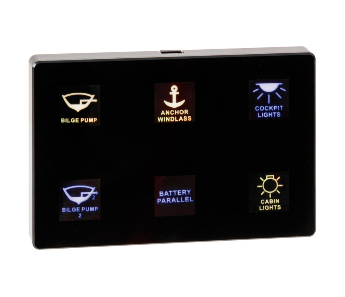 Panel Táctil Eléctrico 6 Interruptores