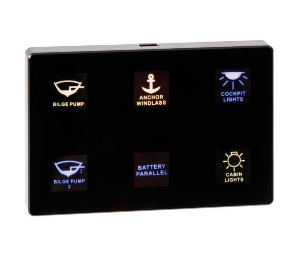 Panel Táctil Eléctrico 6 Interruptores