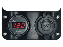 Voltmeter Panel with Double USB
