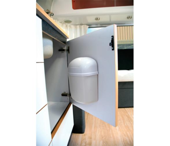 Wall mount trash can