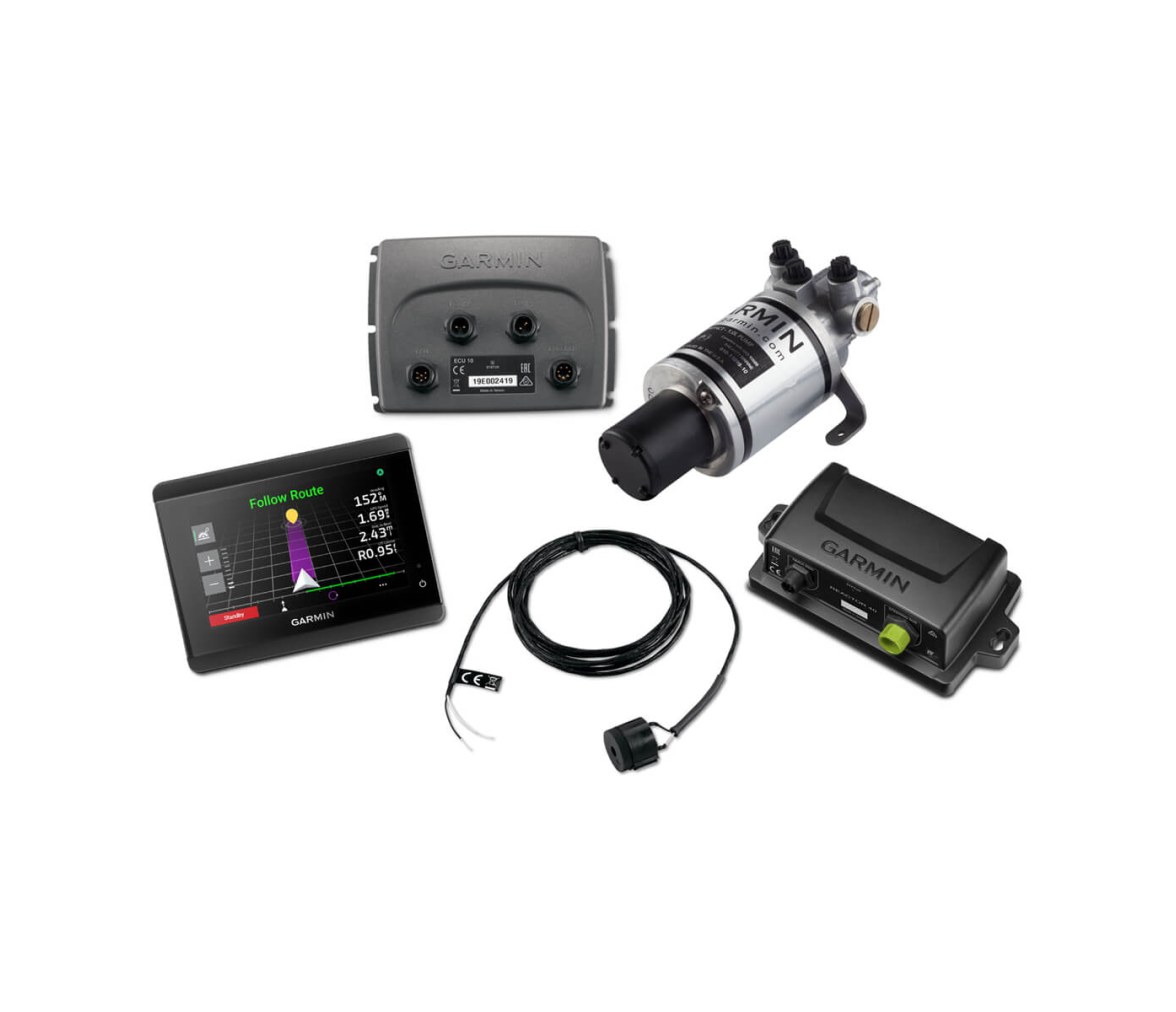 Paquete de piloto automático hidráulico Compact Reactor 40 con instrumento GHC 5