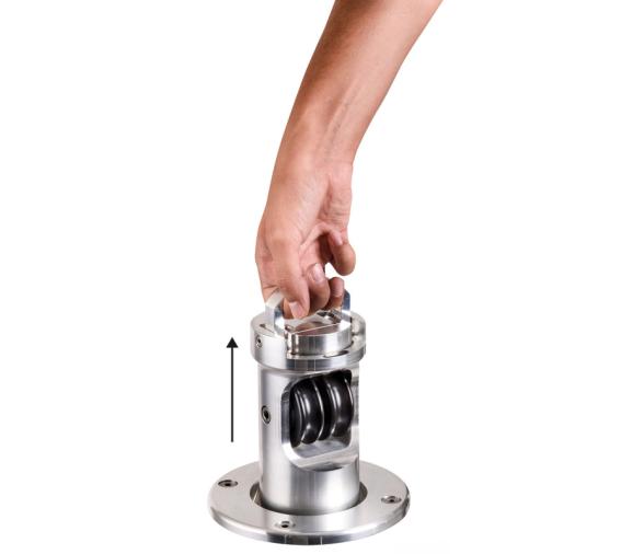 Pareja de Pescantes Telescopicos Pequeños