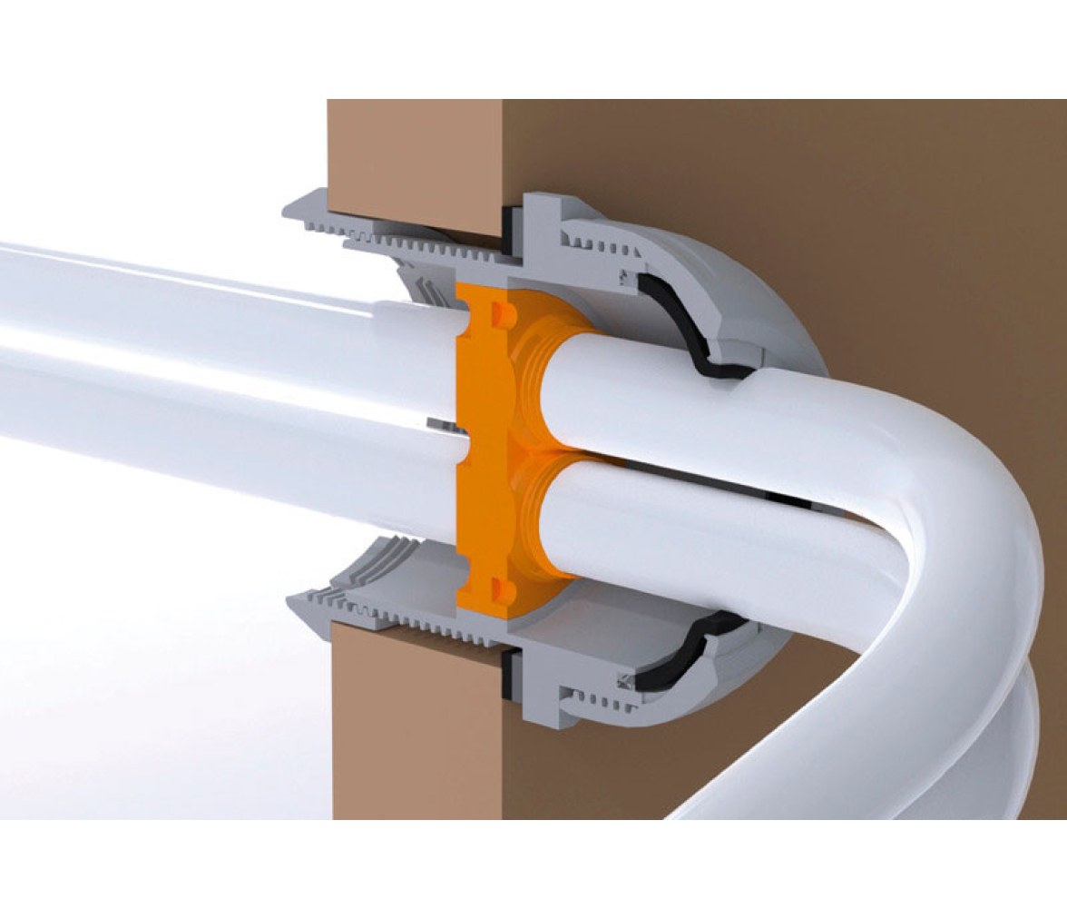 Pasacable estanco para cables grandes