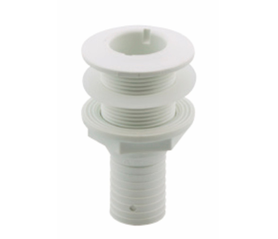 Pasacasco para válvula, con conector para manguera y arandela, ISO