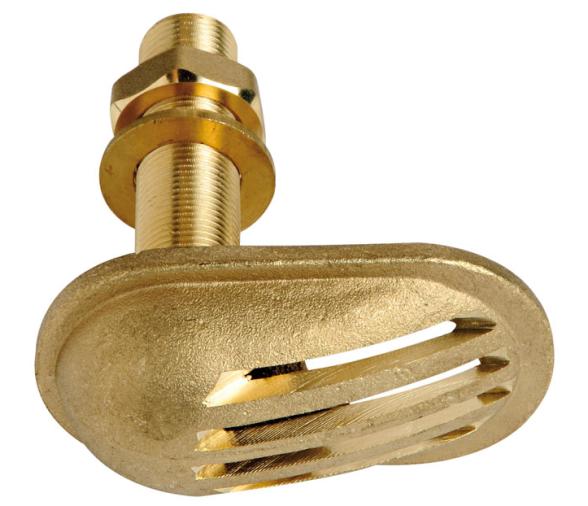 Pasacascos Laton con Rejilla