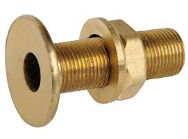 Pasacascos Laton con Rosca Borde Recto