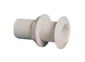 Pasacascos Plastico Blanco con Rosca