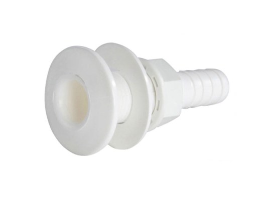 Thru Hull White Plastic Osculati