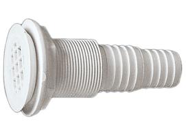 Thru-Hull drain with grating