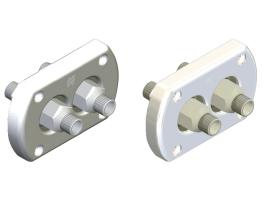 Pasacascos Mamparo Conector Doble para Direccion Hidraulica