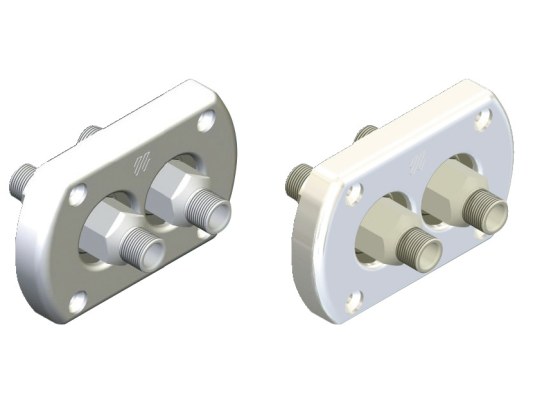 Pasacascos Mamparo Conector Doble para Direccion Hidraulica