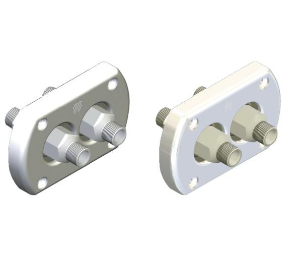 Pasacascos Mamparo Conector Doble para Direccion Hidraulica