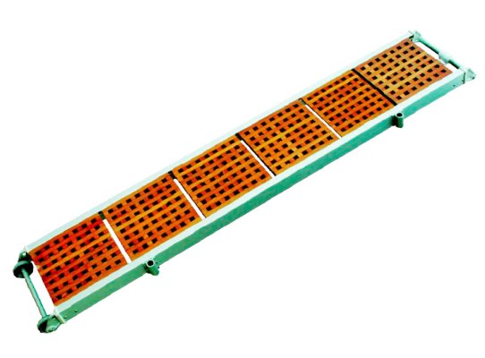 Pasarela Fija de Aluminio Suelo de Madera 230cm