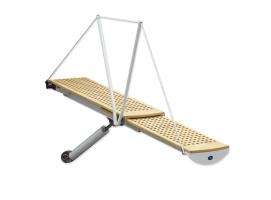 Pasarela Electrica Suelo Madera Rejilla Antideslizante 12 V