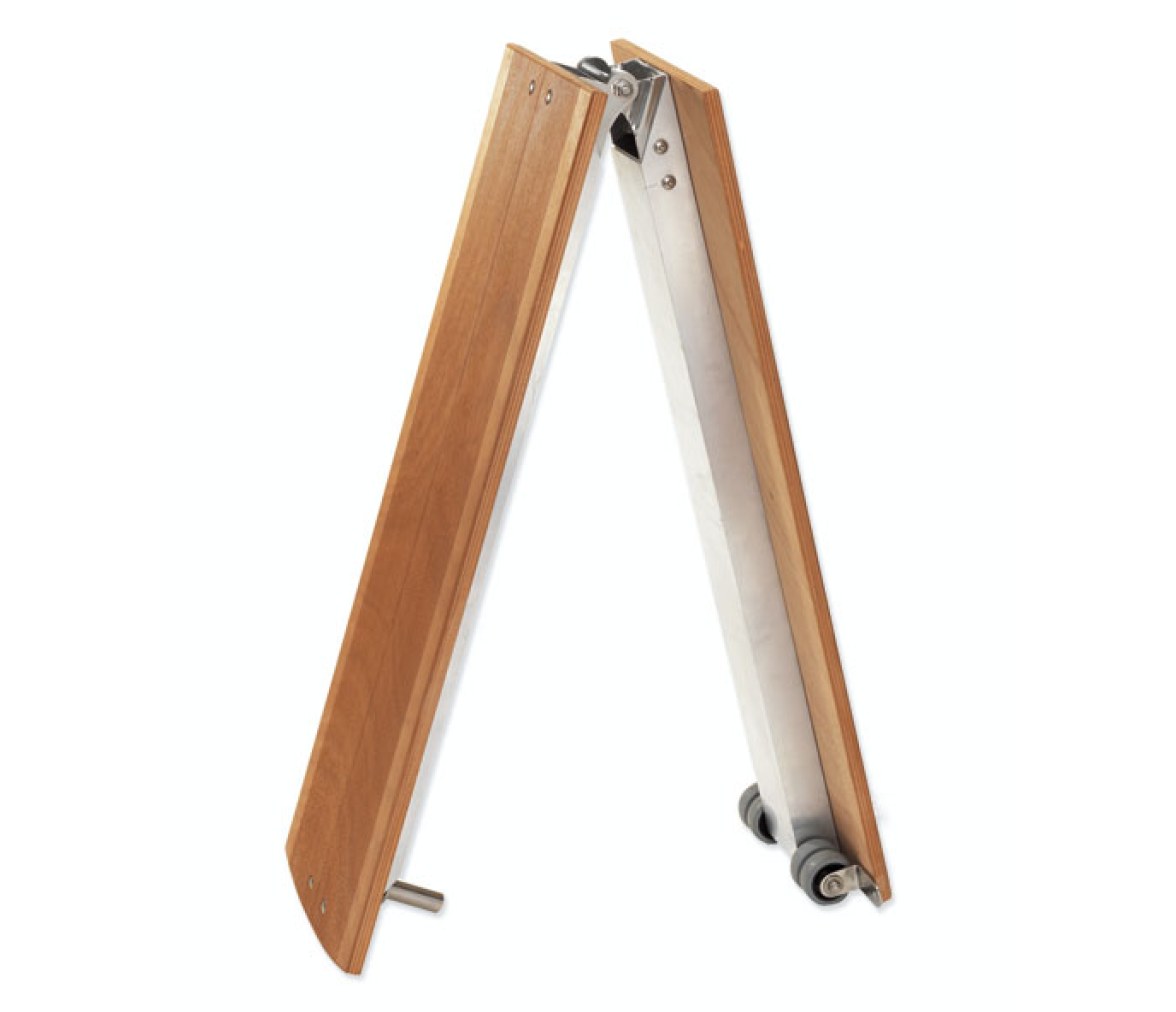Pasarela Plegable Aluminio Suelo Madera Poker