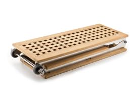 Pasarela Plegable Inox Suelo Madera de Rejilla Tris