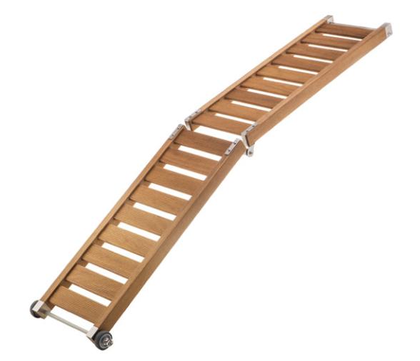 Pasarela Plegable Super Ligera de Madera Iroko