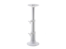 Pedestal for table adjustable three positions