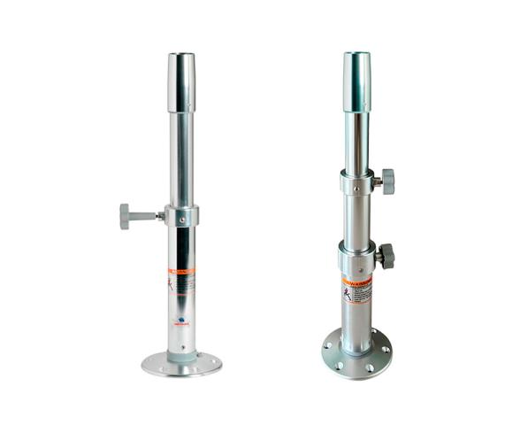 Pedestal de Mesa Aluminio con Cierre de Rosca para Mesas Composite