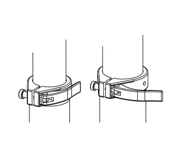 Pedestal de Mesa Negro Giant Heavy Duty