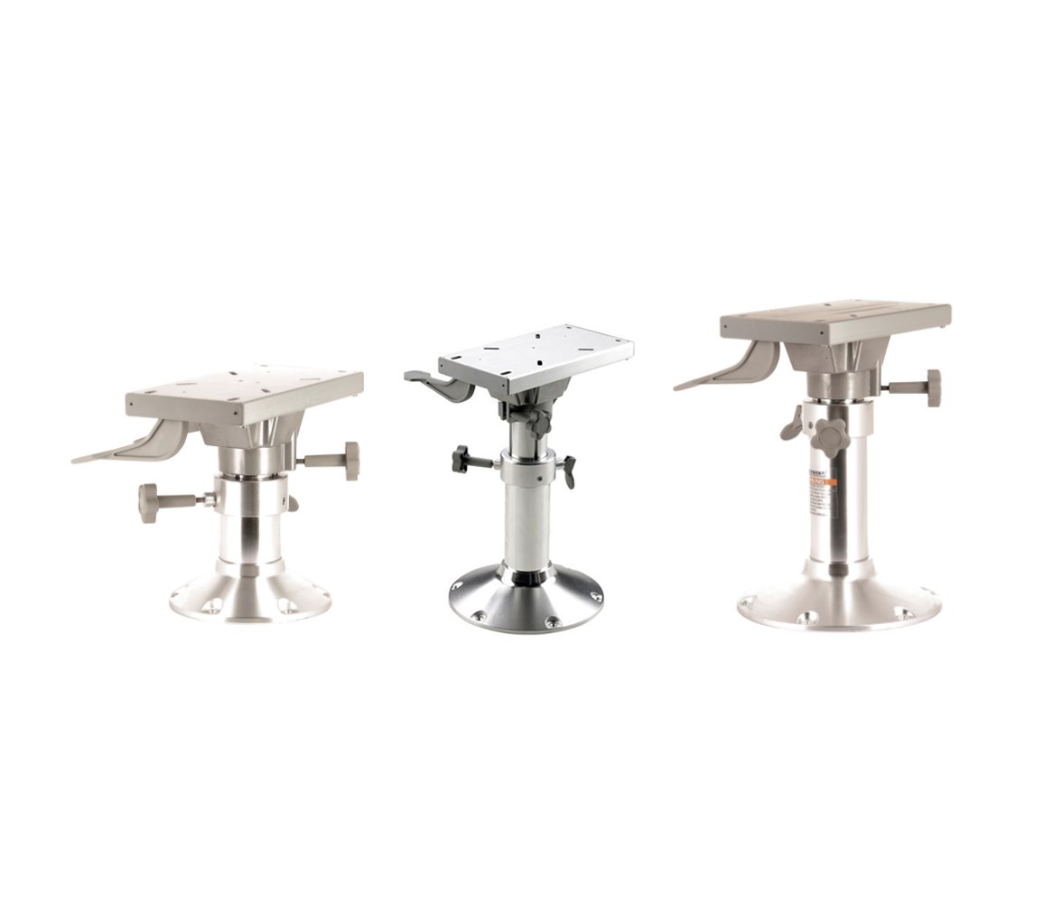 Pedestal Manual Ajustable con Base Deslizante