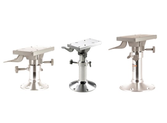 Pedestal Manual Ajustable con Base Deslizante