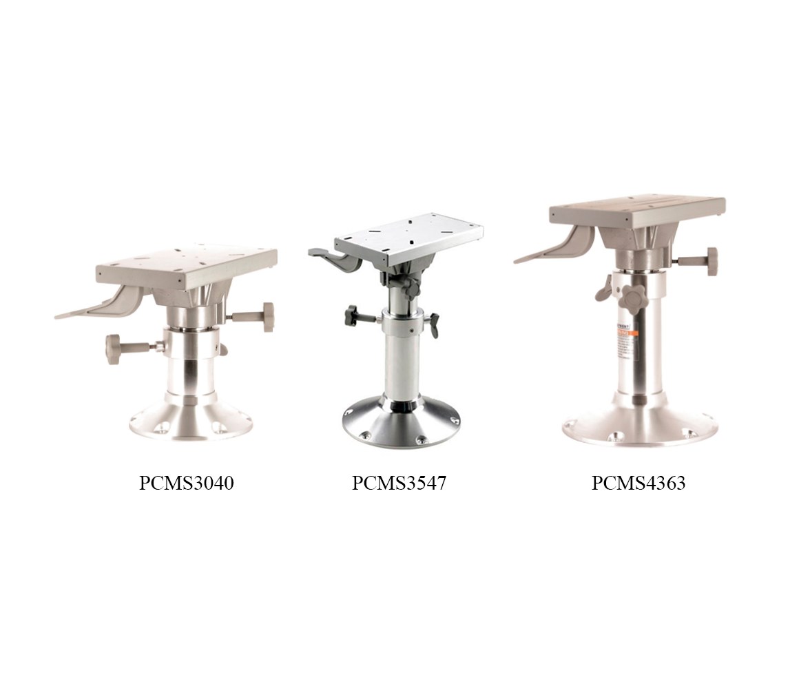 Pedestal Manual Ajustable con Base Deslizante
